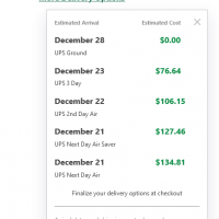 Delivery Countdown w/Enhanced Information